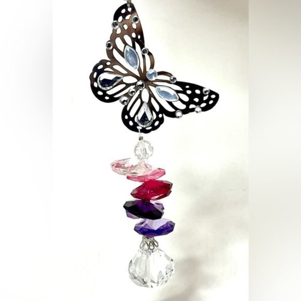 GANZ Crystal Expressions Flutter and Sparkle Hanging Sun Catcher​ New with Tags - Picture 3 of 5